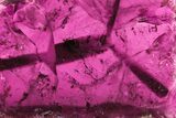 Polished Rubellite Tourmaline Slice - Siberia #207905-1